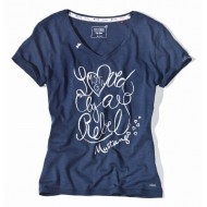 Dámské tmavomodré tričko EVA Dámské tmavomodré tričko EVA