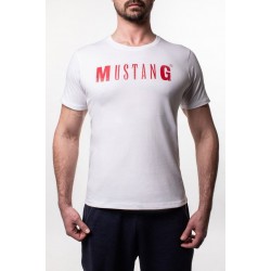 Pánské bílé tričko Mustang