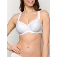 Dámská bílá podprsenka s kosticemi Minimizer