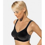 Dámská černá Bezkosticová podprsenka Ultrasonic Dámská černá Bezkosticová podprsenka Ultrasonic