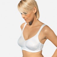 Dámská bílá Bezkosticová podprsenka Ultrasonic Dámská bílá Bezkosticová podprsenka Ultrasonic