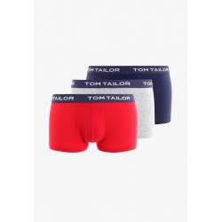 Trojbalení pánských boxerek (červená / šedá / tmavomodrá) Trojbalení pánských boxerek (červená / šedá / tmavomodrá)