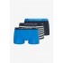 Trojbalení pánských boxerek (modrá / černá / žíhaná)