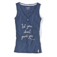 Dámský modrý top FJELLA Dámský modrý top FJELLA