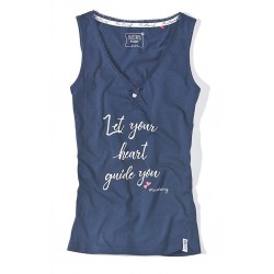 Dámský modrý top FJELLA