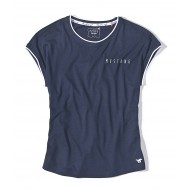 Dámské modré tričko s krátkým rukávem Claire Dámské modré tričko s krátkým rukávem Claire