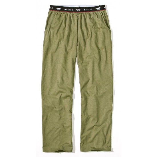 Pánské zelené dlouhé kalhoty Brian MUSTANG
