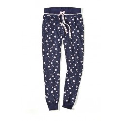 Dámské modré pyžamové kalhoty Pied
