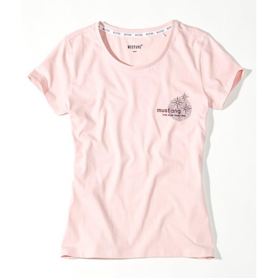 Dámské růžové tričko STARLIT SKY MUSTANG
