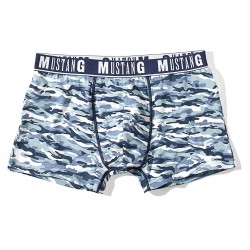 Pánské maskáčové modré boxerky AREK Pánské maskáčové modré boxerky AREK