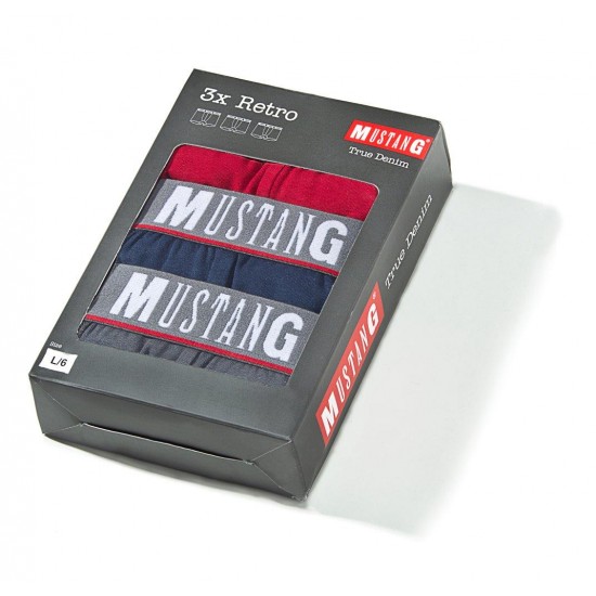 Trojbalení pánských boxerek KILIAN MUSTANG