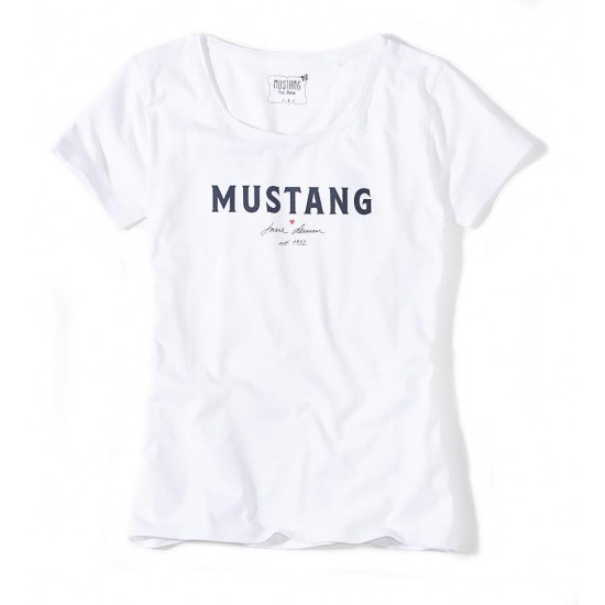 Dámské bílé tričko AURELIA MUSTANG