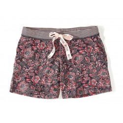 Dámské růžové kraťasy s květinovým vzorem INDIGO FLOWERS