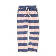 Dámské modro-růžové kalhoty BLOG STRIPES