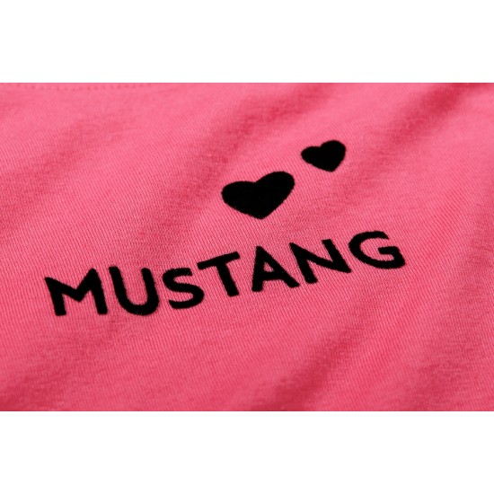 Dámské růžové tričko FLORA MUSTANG