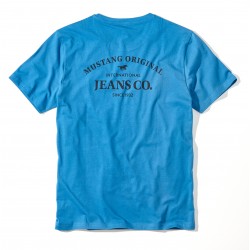 Tyrkysové pánské tričko BRUNO