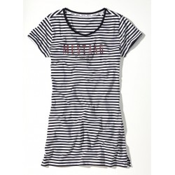 Dámská pruhovaná noční košilka JADE