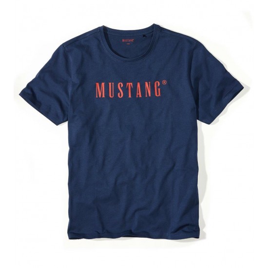 Modré pánské tričko BENNET MUSTANG