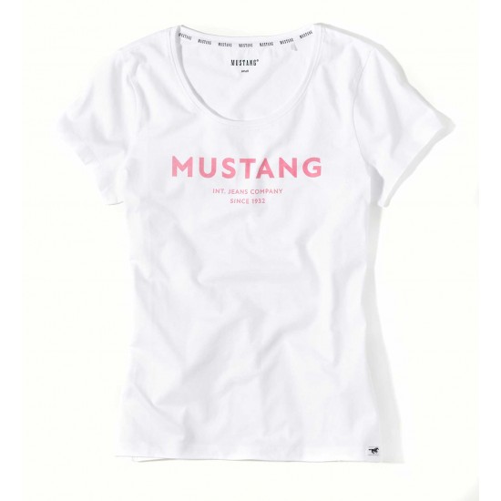 Dámské bíle tričko LIVI MUSTANG