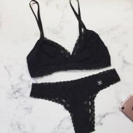 Dámské černé tanga kalhotky Lisa Dámské černé tanga kalhotky Lisa